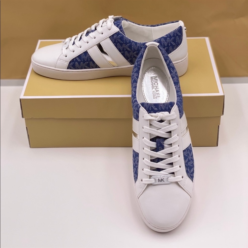 Michael Kors Denim Sneakers - Picture 3 of 8